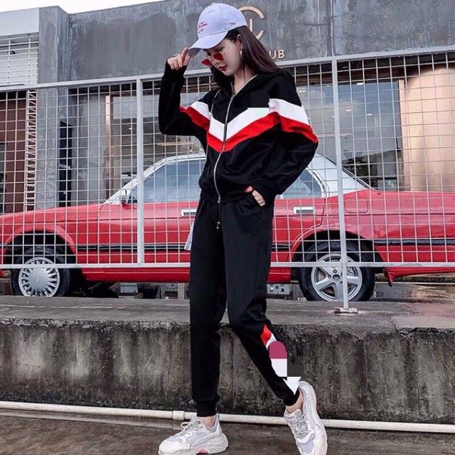 bộ quần áo thể thao nỉ nữ🌱 FREESHIP đơn 150K🌱 bộ quần áo thu đông nữ kiểu dáng thời trang Hàn Quốc | BigBuy360 - bigbuy360.vn