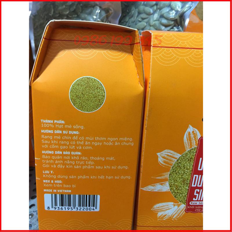 Mè vàng sống Quy Nguyên Thầy Tuệ Hải Chùa Long Hương hộp 250g