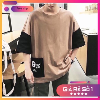Áo thun tay lỡ Nam Nữ vải cotton co giãn mềm mịn