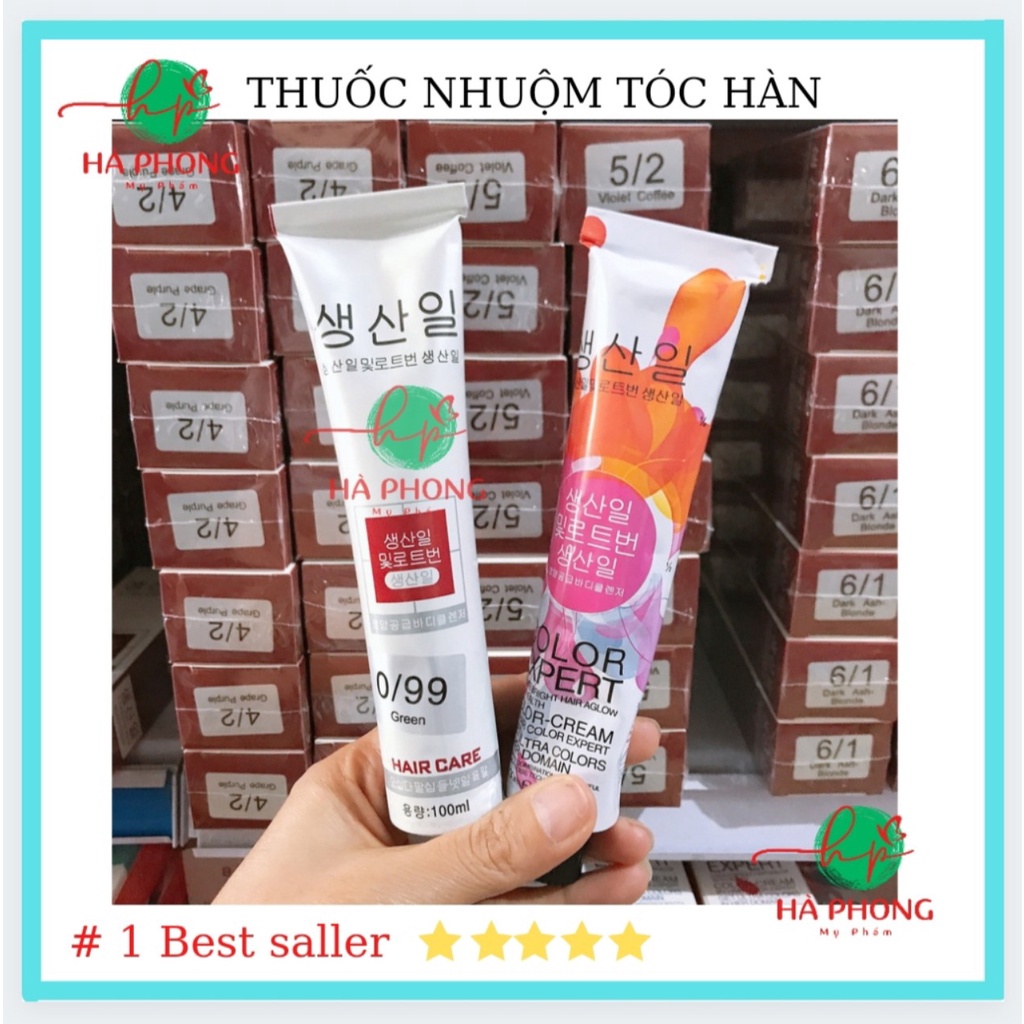 [ Combo Màu Tím ] Combo Thuốc Nhuộm Tóc Tông Màu Tím, Siêu Đẹp Bền Màu ( Tặng Oxy Trợ Nhuộm)