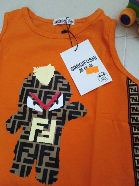 Váy cotton quảng châu cho bé size bé 2-5y