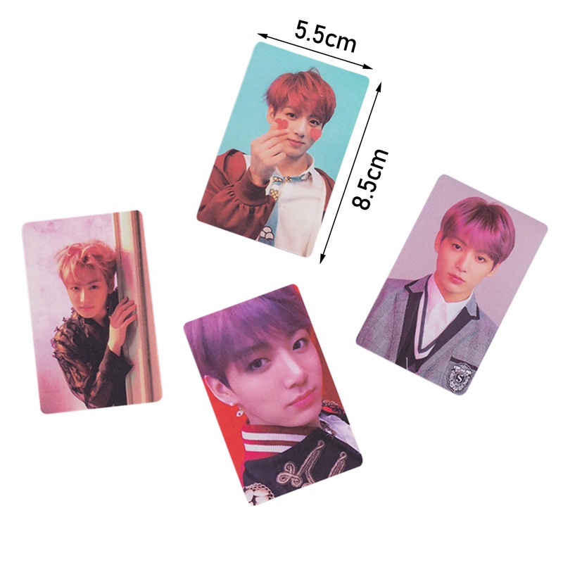 Bộ Bưu Thiếp In Hình Dễ Thương Phong Cách Hàn Quốc Cho Người Hâm Mộ