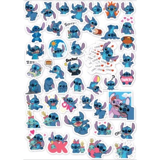 Sticker mini khổ A4 Stich chống nước
