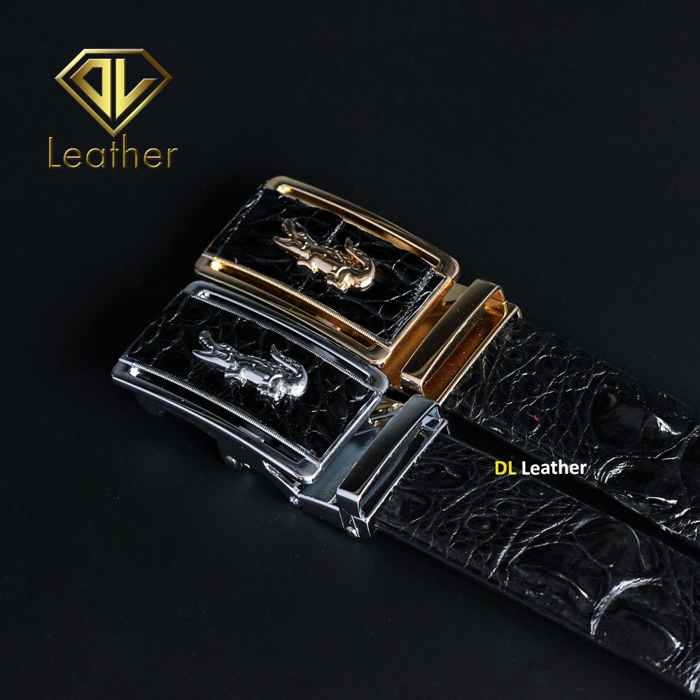Thắt Lưng Da Cá Sấu Nam - Thắt Lưng Cá Sấu Thật Cao Cấp 100% DL Leather - THDLCSN02