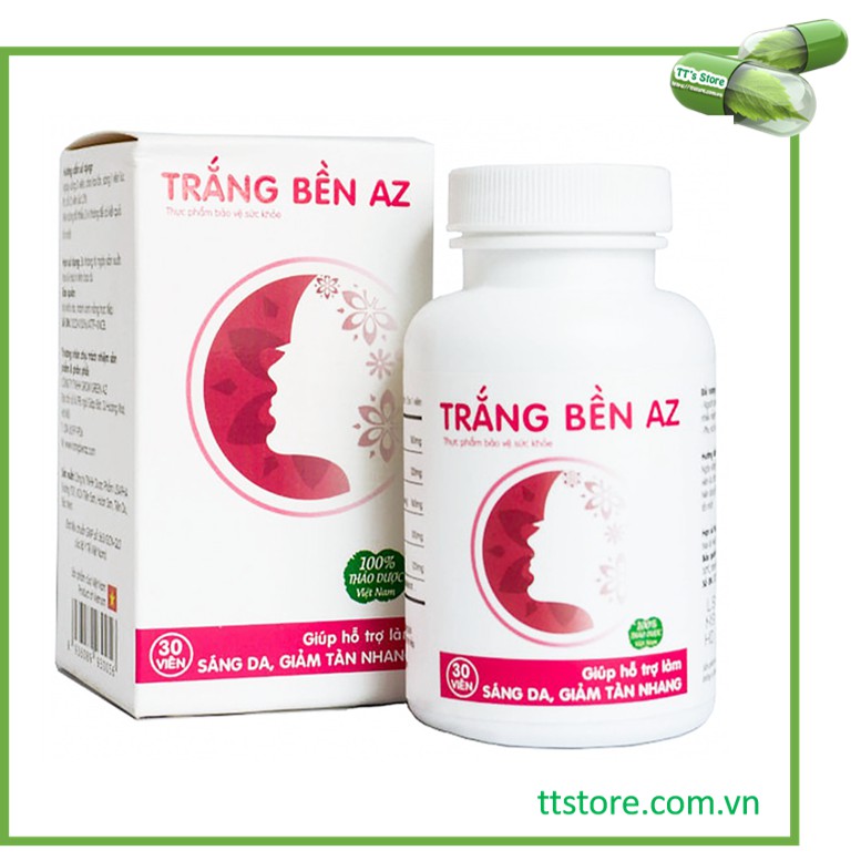 TRẮNG BỀN AZ - Viên uống trắng da