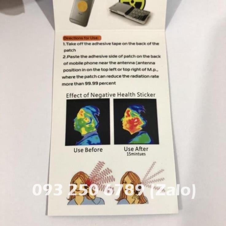 Chip Ngăn Bức Xạ Điện Điện Thoại Hàn Quốc 24K Gold, Miếng Dán Chống Bức Xạ Điện Từ Có Hại Với Con Người