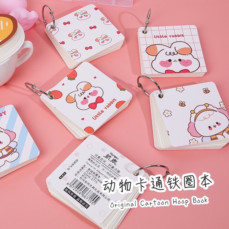 Sổ Tay Mini Cute 2in1 Làm Móc Khoá Siêu Xinh