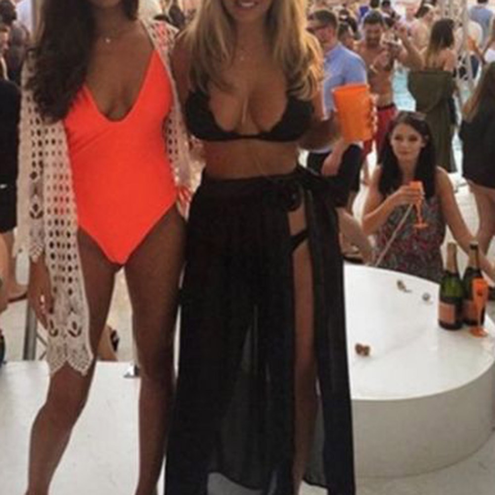 Chân Váy Maxi Mặc Ngoài Bikini Thời Trang Đi Biển Mùa Hè Cho Nữ