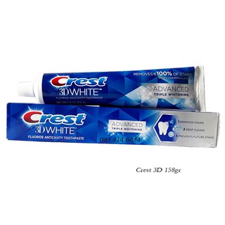 KEM ĐÁNH RĂNG CREST 3D WHITE ADVANCED 158Gr - MỸ [ MẪU MỚI CỦA 170Gr ]