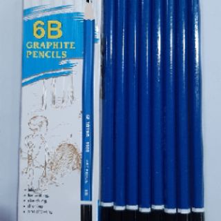 HÌNH THẬT.12 cây chì gỗ 6B