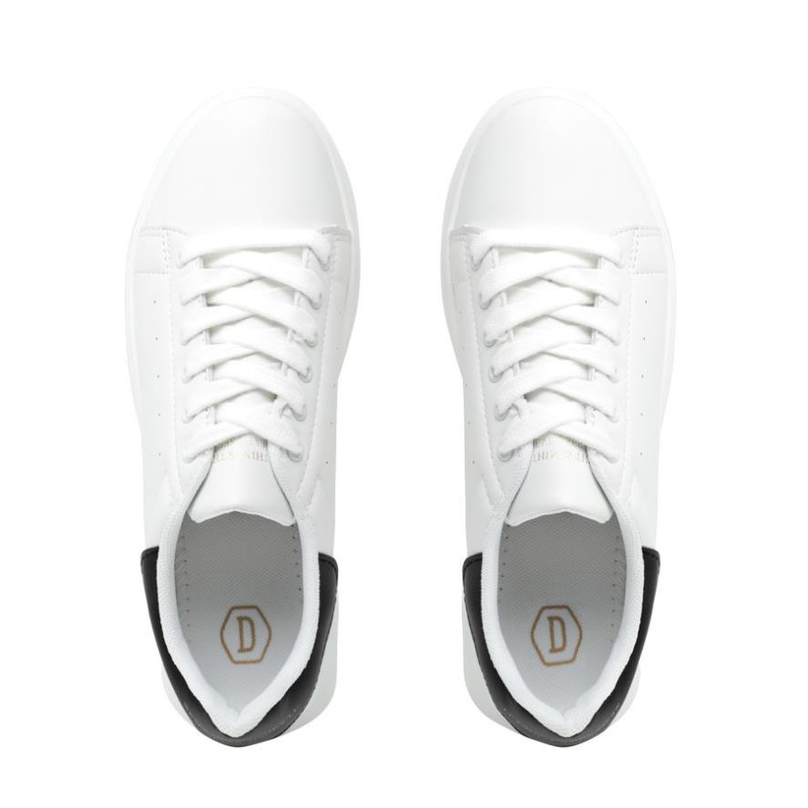 Giày thể thao sneaker Domba gót đen nam nữ H-9111 B*de