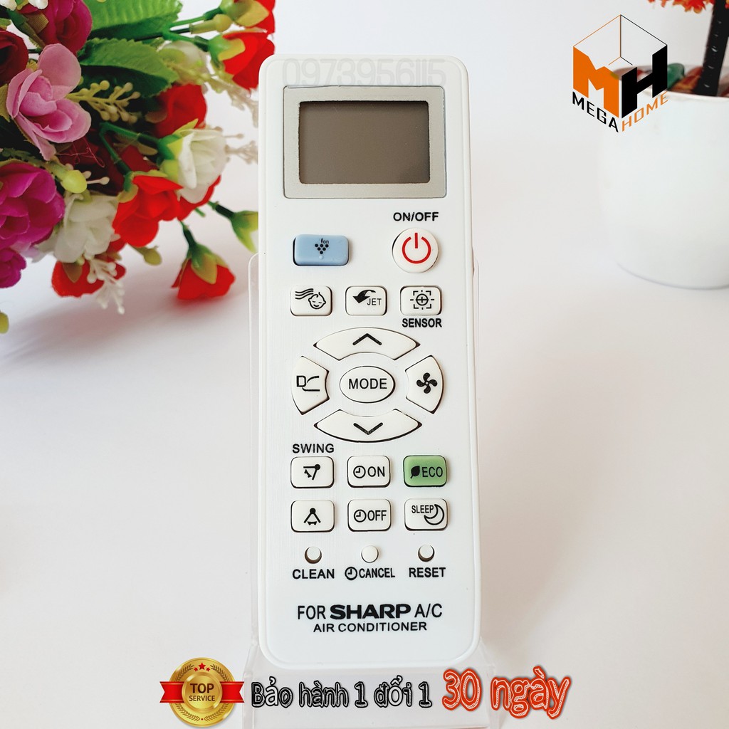 Điều khiển điều hòa Sharp - Remote máy lạnh Sharp hàng loại 1 bảo hành 30 ngày