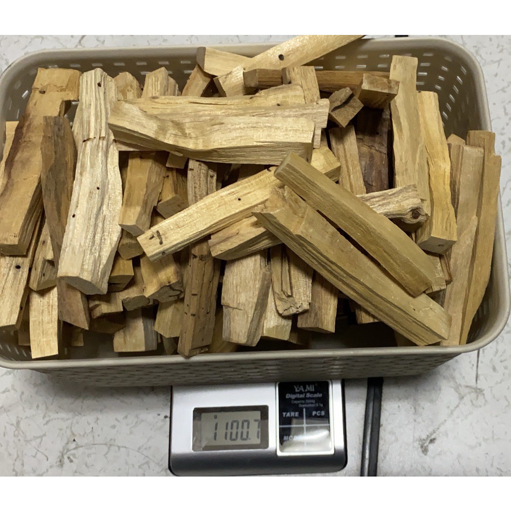Sỉ Gỗ Trắc xanh Palo Santo - Thanh 10cm - 500gr - 1kg