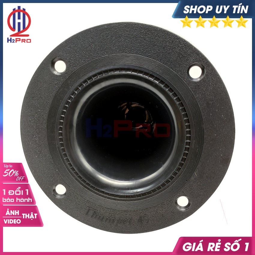 Đôi Loa Treble Rời, Loa Siêu Tép T45 200W Chính Hãng , Tiếng Treble Kèn Sáng, Phễu 13cm, Hàn Sẵn Tụ-H2Pro Audio