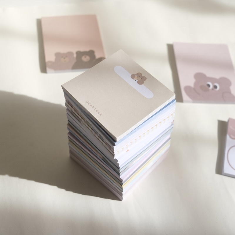 (ĐỒNG GIÁ 15K) Set 50 Tờ Giấy Note Đa Dạng Mẫu Và Kích Thước Nhiều Phong Cách