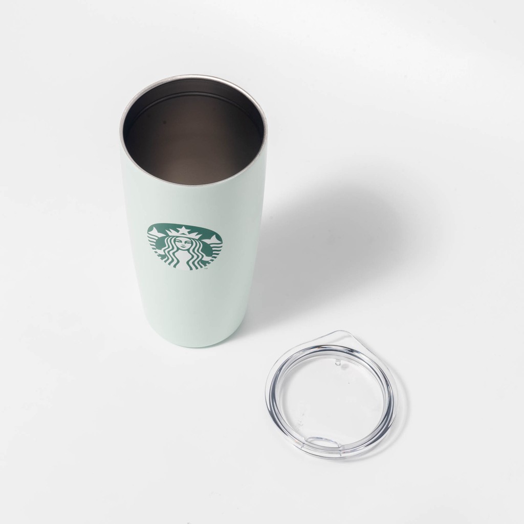 [LIFEMCMBP4 -12% đơn 250K] Bình Starbucks 20Oz (591ml) Stainless Steel Mint