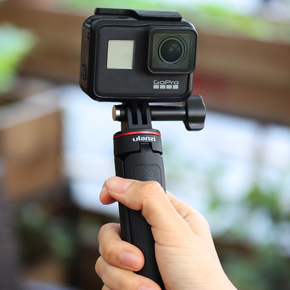 Ulanzi MT-09 Mở rộng GoPro Vlog Tripod Mini Portable Tripod cho GOPRO Anh hùng 8 7 6 5 Đen phiên Osmo Hành động Camera -