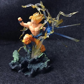 Mô hình songoku super saiyan kèm hiệu ứng siêu đẹp