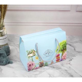 10 HỘP CÓ QUAI ĐỰNG BÁNH DỨA, BÁNH HÀNH , BÁNH BÔNG TUYẾT, KẸO NOUGAT...