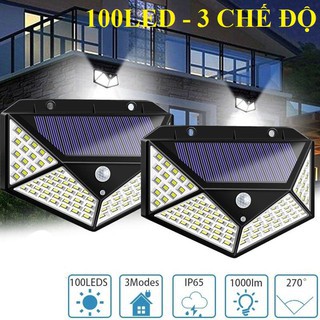 [LOẠI TỐT] Đèn năng lượng mặt trời cảm ứng chuyển động 100 LED 120 LED siêu sáng