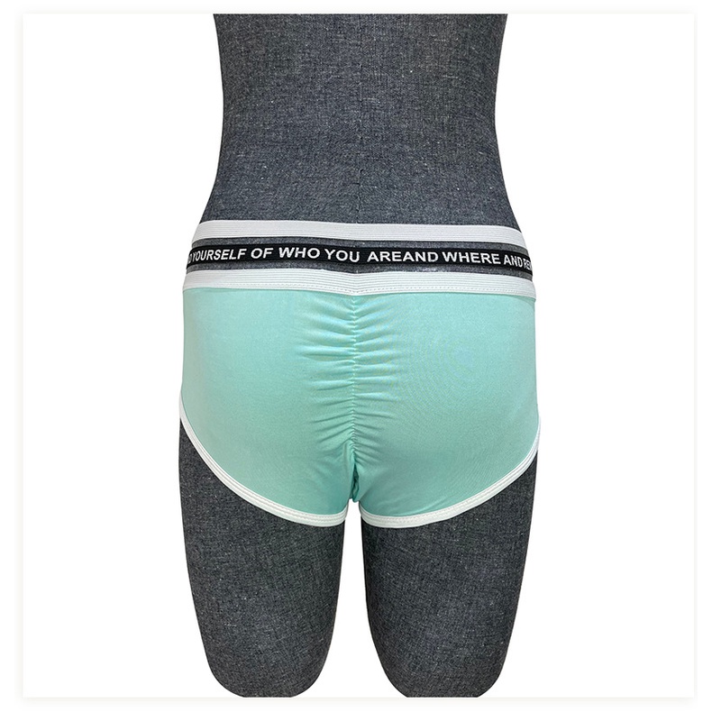 DUNEA Quần Short Yoga Lưng Cao In Chữ Thời Trang L0325