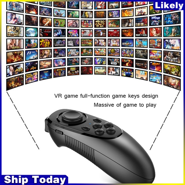 Tay Cầm Chơi Game Bluetooth Không Dây Cho Điện Thoại VR BOX VR Kính Thực Tế Ảo