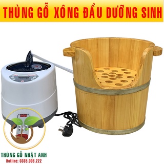 Thùng Gỗ Xông Tóc ‼️GIÁ SỐC‼️, Thùng Xông Đầu Dưỡng Sinh