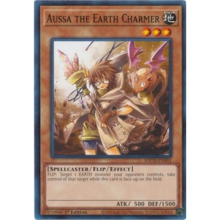 Thẻ bài Yugioh - TCG - Aussa the Earth Charmer / SDCH-EN001'