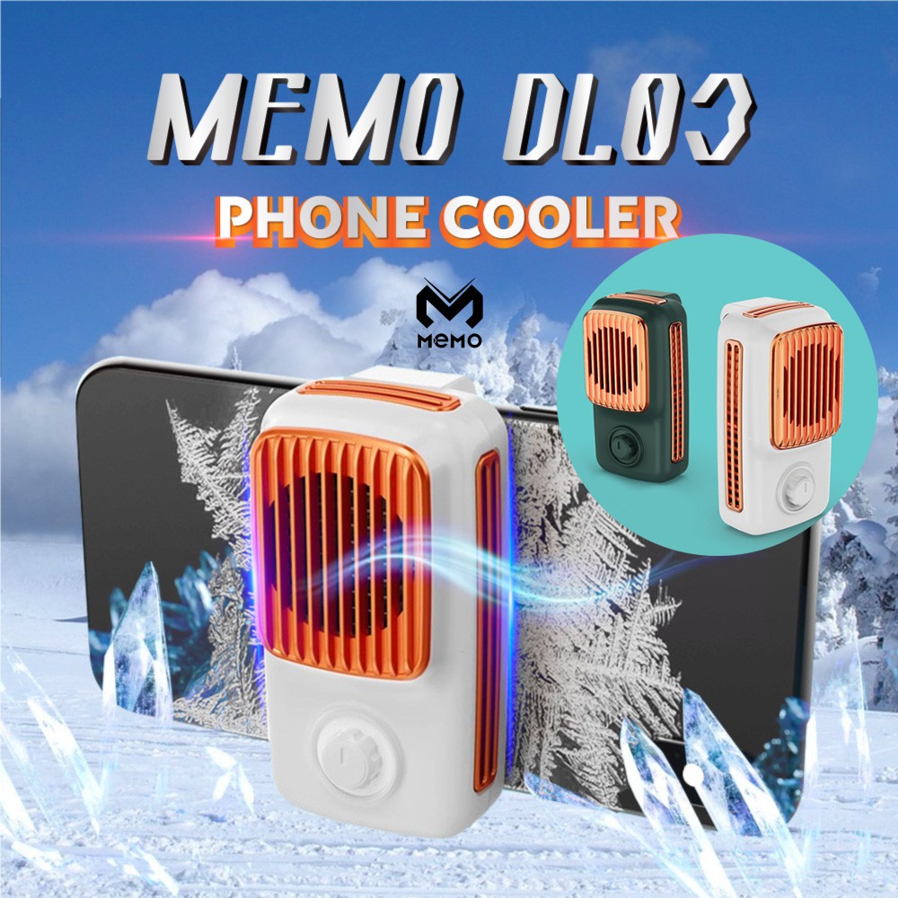 Quạt Tản nhiệt cho điện thoại MEMO DL03 phong cách Retro cực đẹp làm lạnh nhanh 3 chế độ với giao diện Type-C