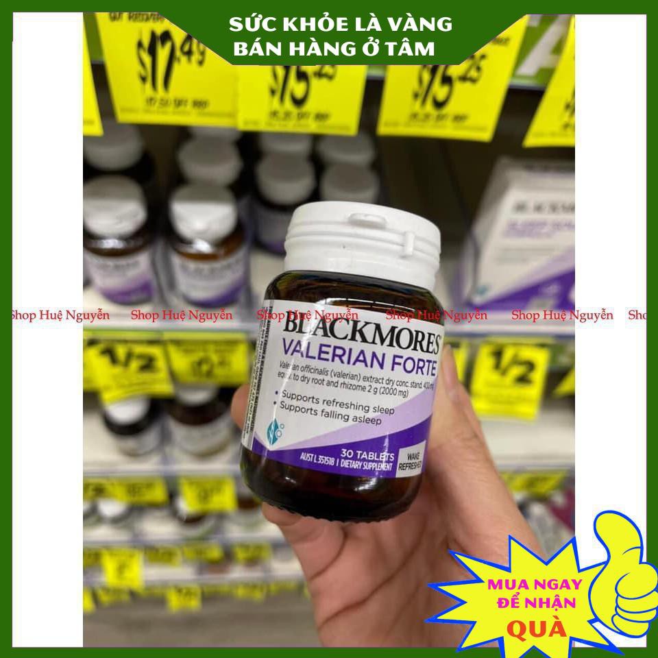 Viên uống giúp ngủ ngon Blackmores Valerian Forte 2000mg