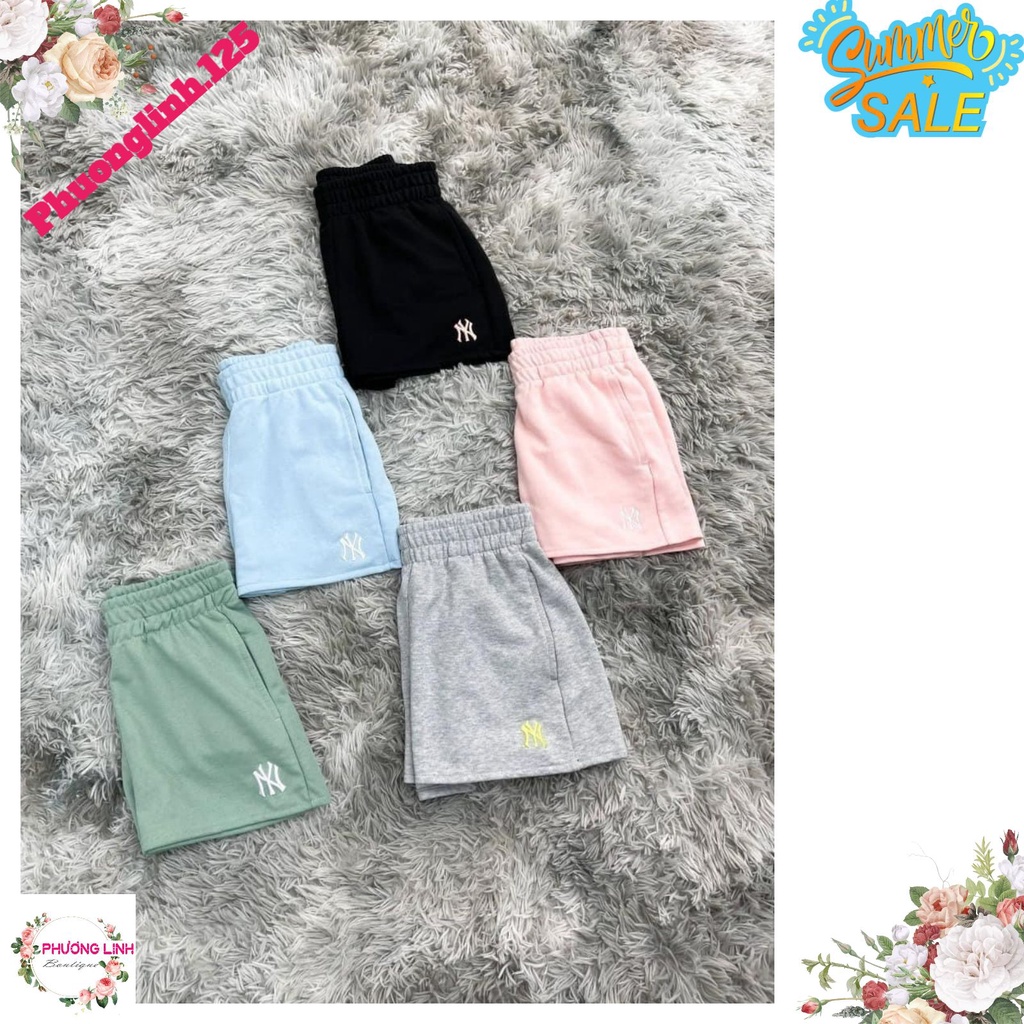 SET 5 QUẦN ĐÙI BÉ COTTON THÊU LY