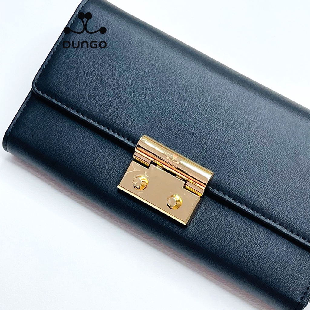 Ví Dài Dungo Da Bò Cao Cấp - Đen DU00067-01