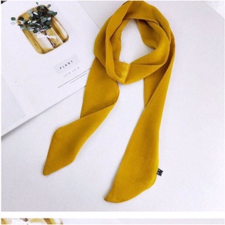 🌸Khăn lụa 7x170cm thắt nơ eo váy duyên dáng