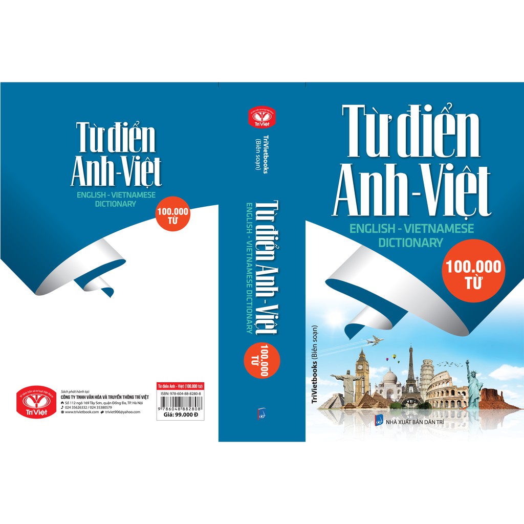 Sách - Từ điển Anh - Việt 100.000 từ