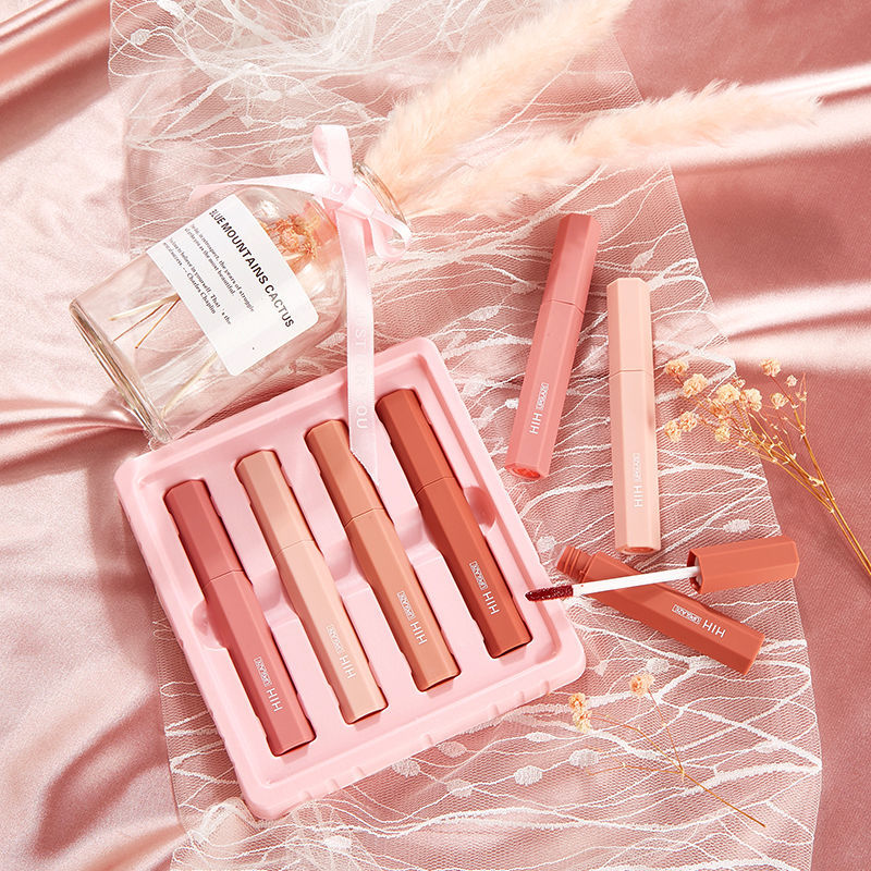 [Hàng mới về] Bộ 4 Son Bóng Hiệu Ứng Gương Chống Bết Dính Dưỡng Ẩm | BigBuy360 - bigbuy360.vn