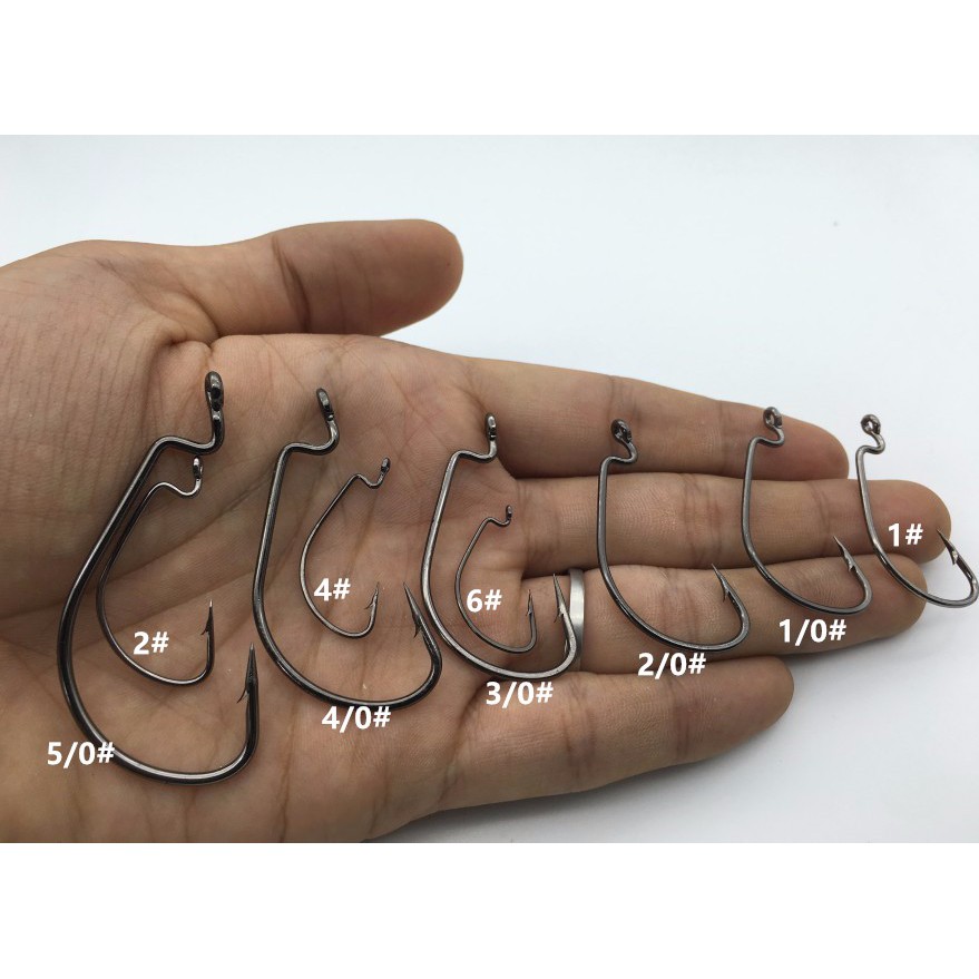 Set 20 lưỡi câu cá chuyên dụng tùy chọn kích thước