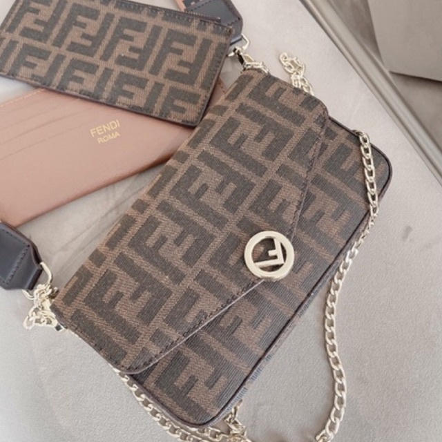 Túi Xách Nữ Đeo Vai Đeo Chéo QUẢNG CHÂU CAO CẤP Fendi Set 3