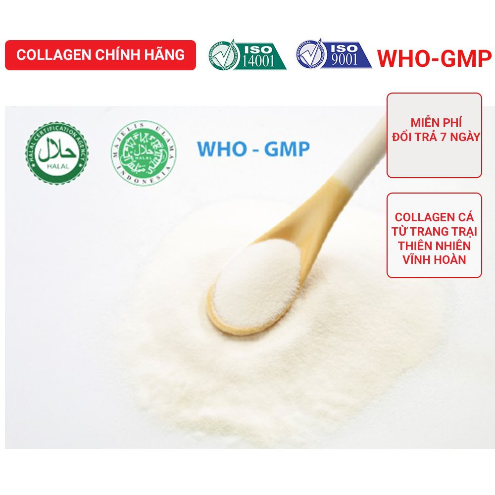 Collagen Vĩnh Hoàn 100% Collagen Thủy Phân Nguyên Chất Vinhwellness 100g  - Date mới 2023