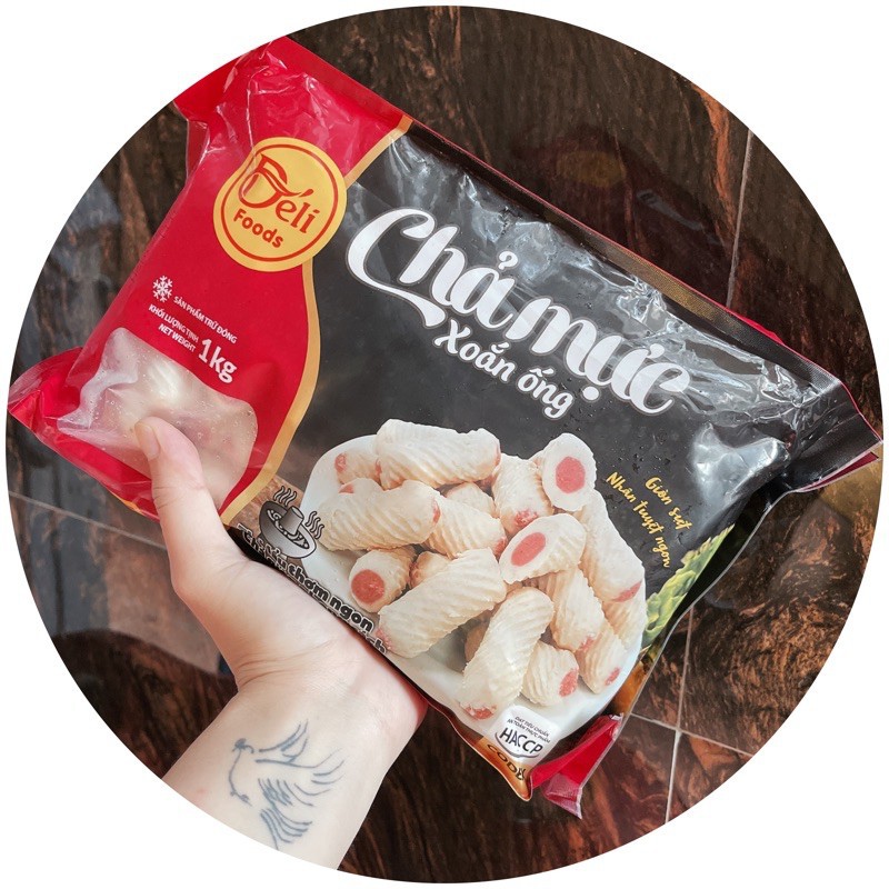 Chả mực xoắn ốc gói 1kg