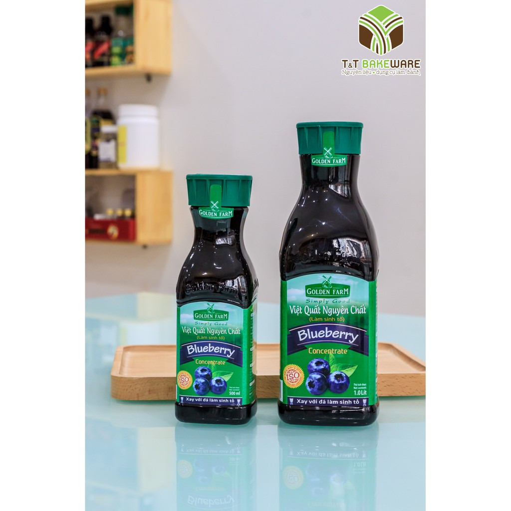 Sinh tố Golden Farm nhiều vị nguyên chất 500ml