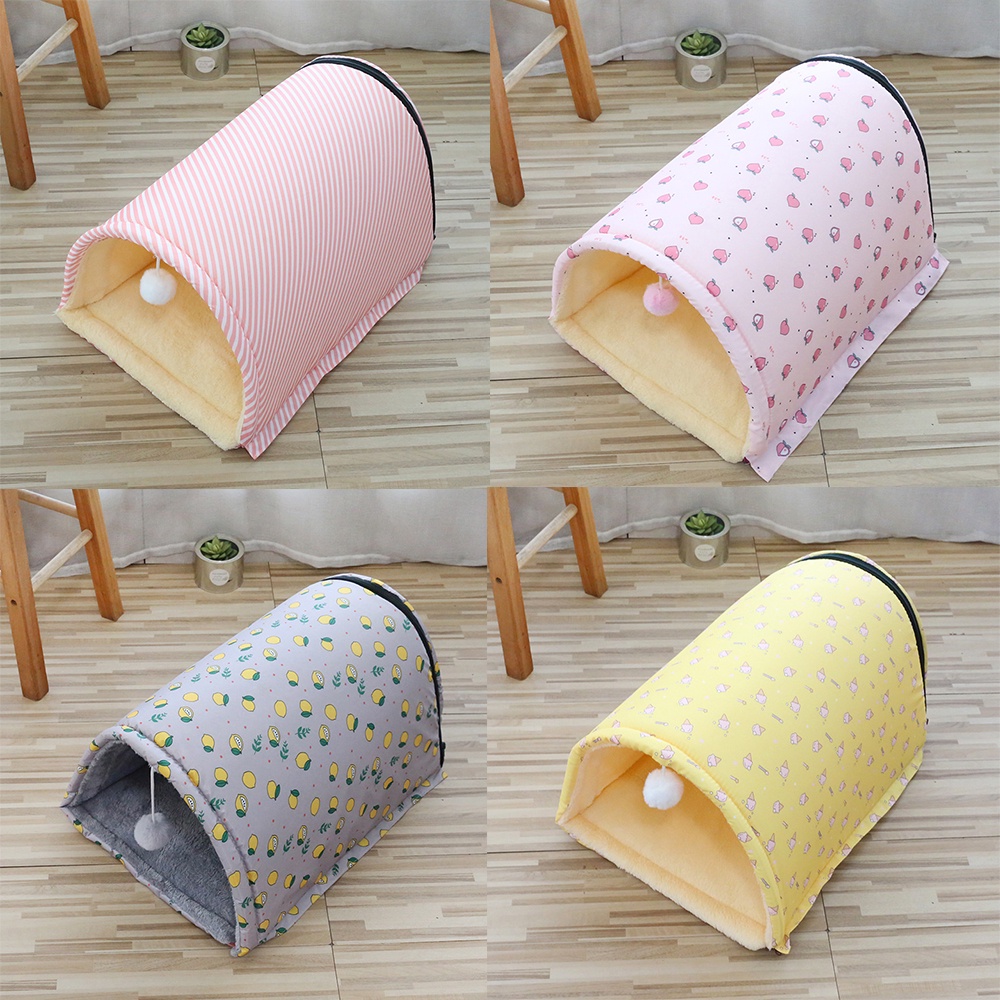 Đệm cho chó mèo, Hoạ tiết đang yêu, Dây rút điều chỉnh kích thước tuỳ ý