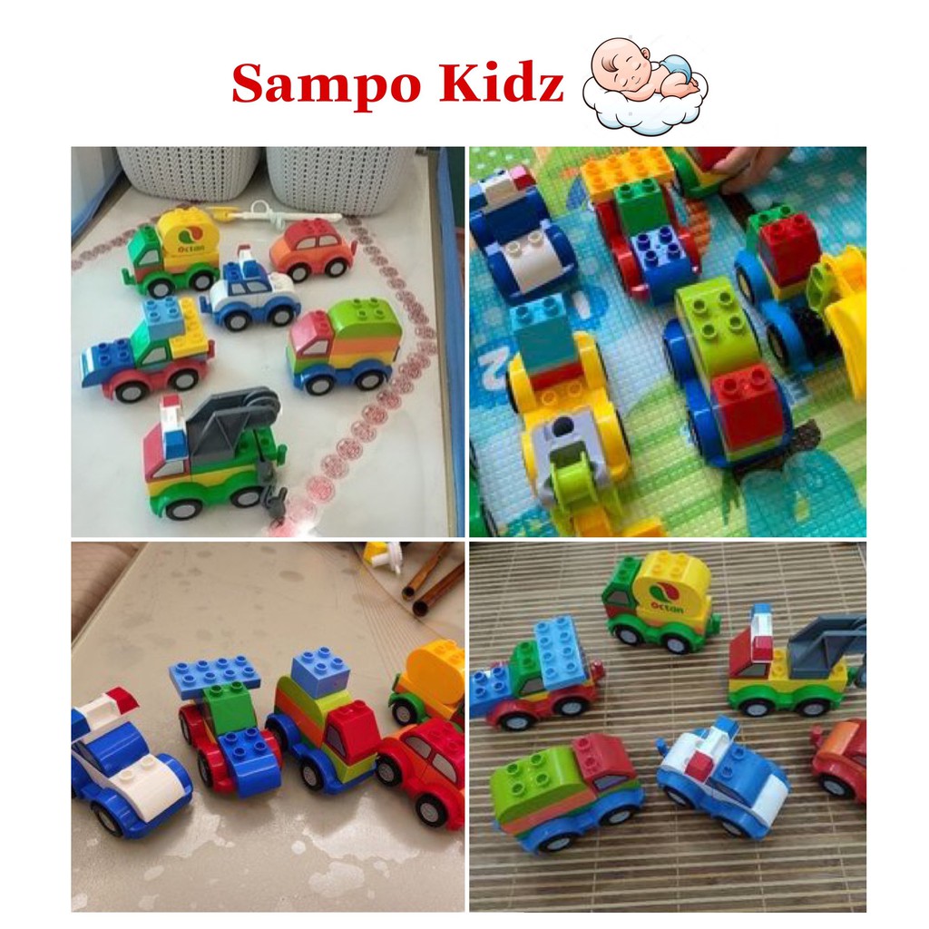 Lego Xếp Hình Ô tô 6 Chi Tiết, Đồ chơi cho bé