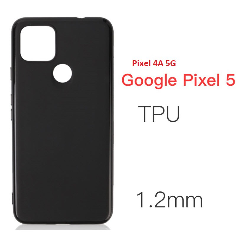 Ốp lưng chống bám vân tay và ốp lưng trong suốt cho Pixel 4A 5G, Pixel 5