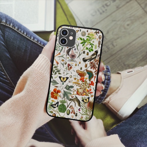 Ốp lưng iphone hình nature collage art aesthetic cạnh vuông  cho các dòng SAMSUNG PAP20210788