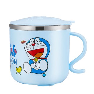 🌻CỐC INOX CÓ QUAI 🎀 DORAEMON HOUSE