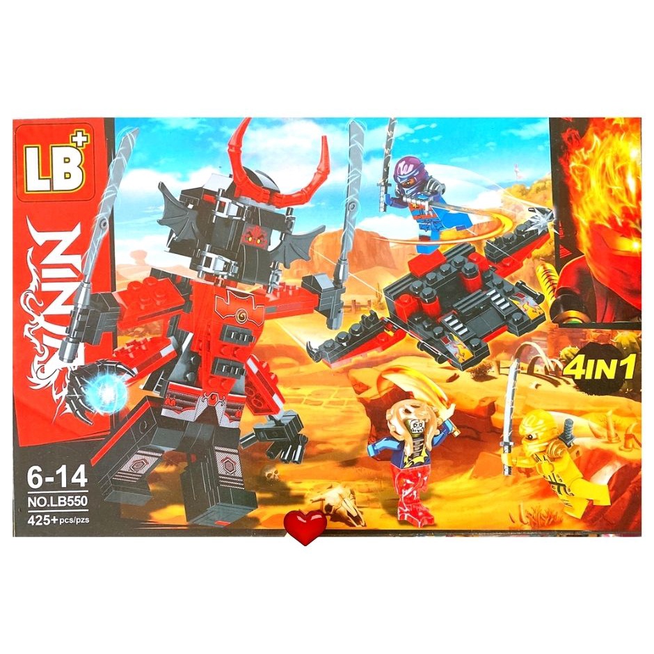Đồ chơi xếp hình Lego Nijago chiến đấu Lắp ráp thông minh trí tuệ cho bé