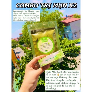 [ CHÍNH HÃNG] SERUM THẢO MỘC XANH & Bột Trà Xanh