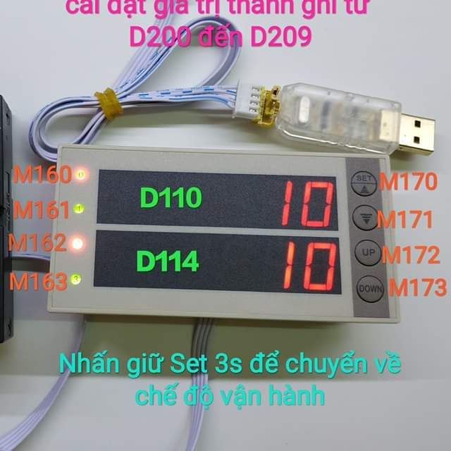 Màn hình dùng cho bo PLC JL1N