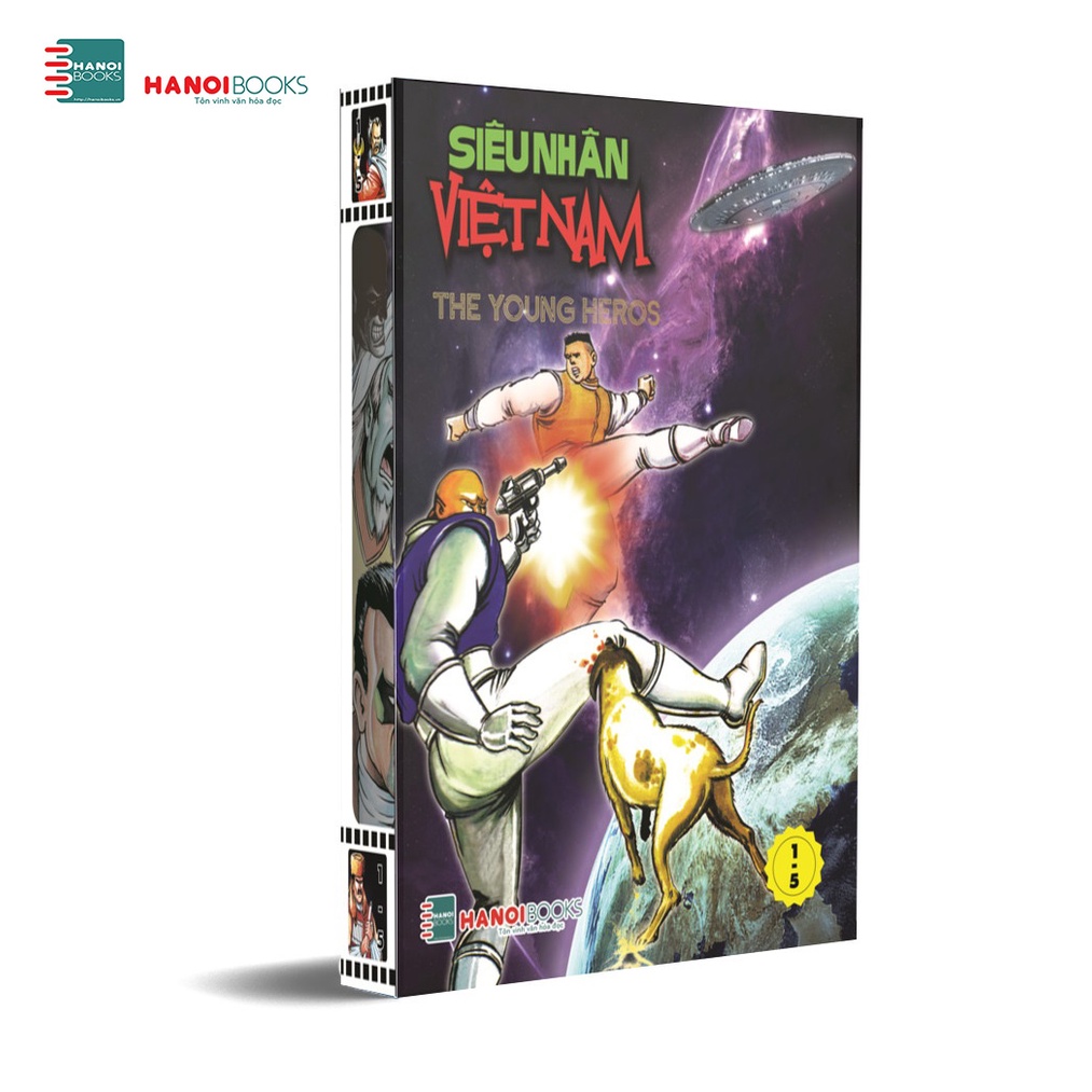 Sách: Siêu Nhân Việt Nam-Boxset 1 gồm 5 tập(Từ tập 1 đến tập 5 )
