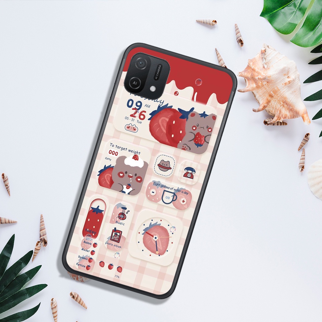 ỐP LƯNG OPPO A16 - A16K, IN HÌNH GẤU NÂU CHOCOLATE ĐÁNG YÊU.